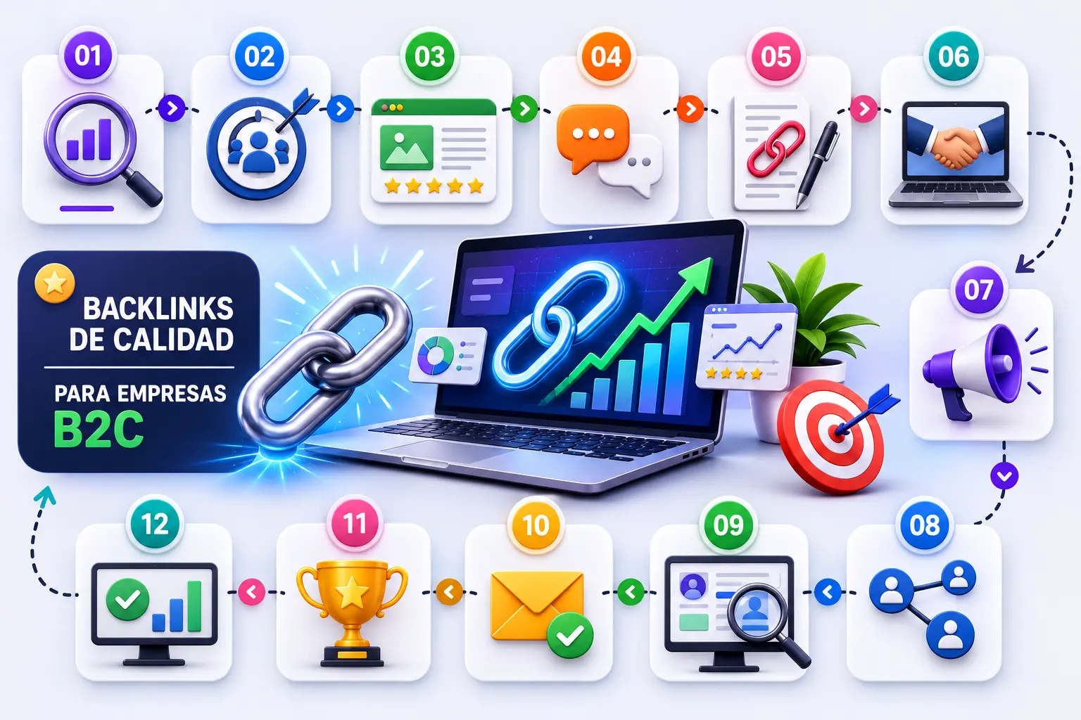 Guía paso a paso para conseguir backlinks de calidad para empresas B2C